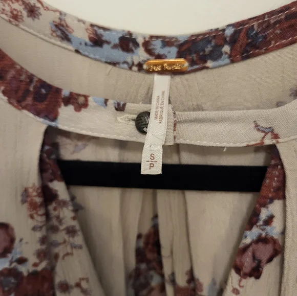 Free People Washed Stone Tree Swing Floral Dress Size Small - Picture 8 of 12